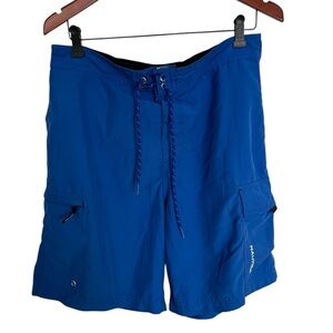 Nautica Blue Swim Shorts for men size medium